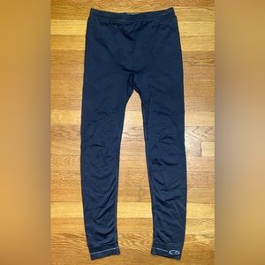 CHAMPION Men’s Black Spandex Compression Pants Running Tights Size SMALL